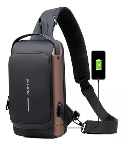 Bolso Mochila Antirrobo Manos Libres Impermeable con USB