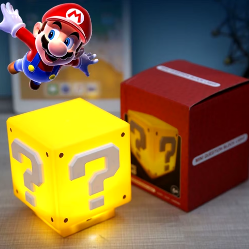 Lámpara cubo Mario Bros Nintendo